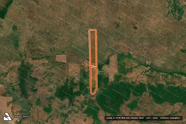 Imagem de satélite de CHACARA BOA VITORIA em DARCINÓPOLIS - TO