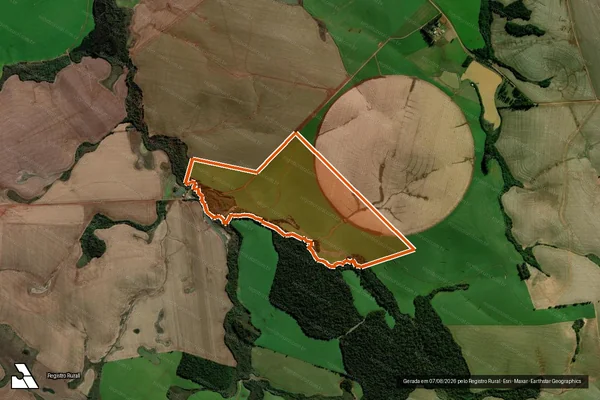 Imagem de satélite de Agro Sao Joao - Matr 49.380 em BOA VISTA DO CADEADO - RS