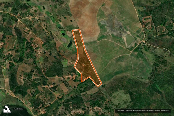 Imagem de satélite de SITIO HONORATO em ALAGOA NOVA - PB
