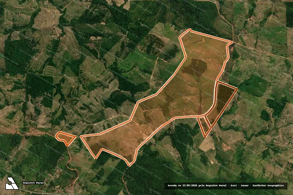 Imagem de satélite de FAZENDA LAGOA DA SERRA em PARAUAPEBAS - PA