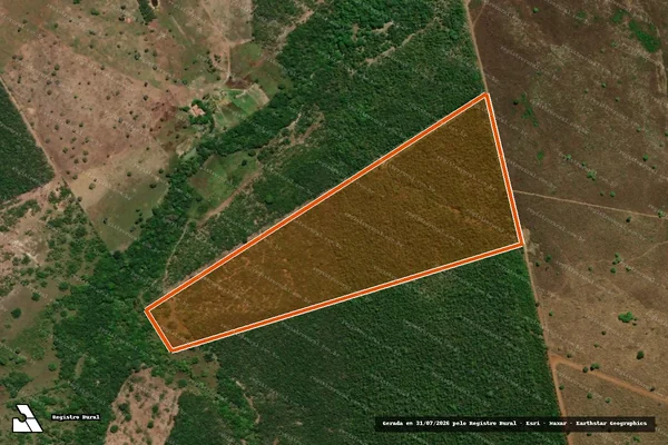Imagem de satélite de chacara 40 em FORMOSO DO ARAGUAIA - TO