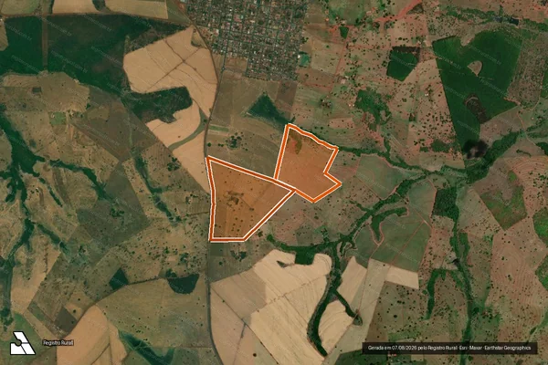 Imagem de satélite de SITIO SANTA MARIA em UNIÃO DE MINAS - MG