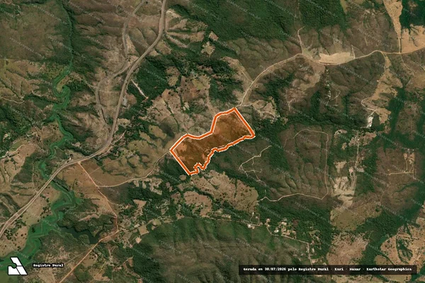 Imagem de satélite de Fazenda Capao do Ouro em SANTO ANTÔNIO DO DESCOBERTO - GO