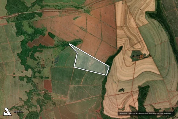 Imagem de satélite de Fazenda Cascalho Rico I em MONTE ALEGRE DE MINAS - MG