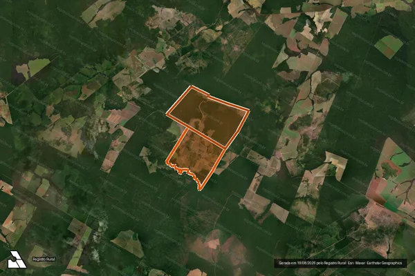 Imagem de satélite de FAZENDA BIANCA em MARCELÂNDIA - MT
