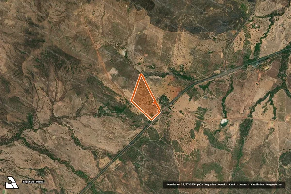 Imagem de satélite de CHACARA PARAISO em FLORES DE GOIÁS - GO