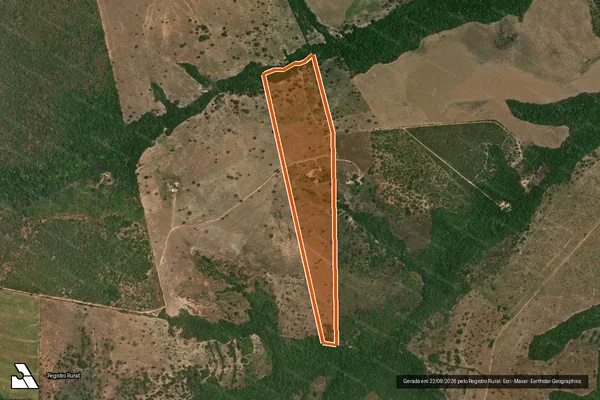 Imagem de satélite de Chácara Vitória em PALMEIRANTE - TO