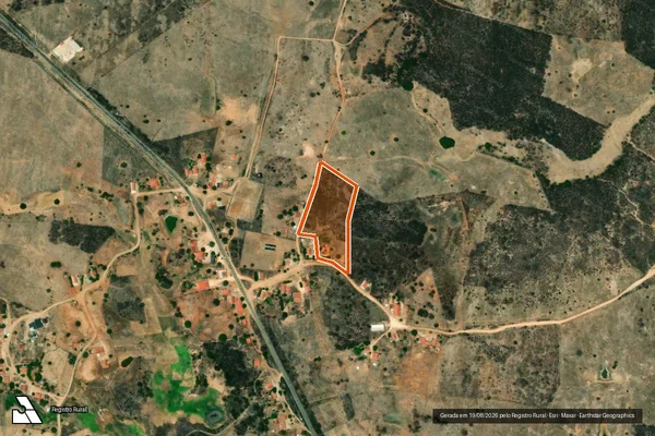 Imagem de satélite de SITIO ACUDE DOS VIEIRAS em JAGUARIBE - CE