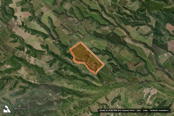 Imagem de satélite de FAZENDA MUQUI I em ITABELA - BA