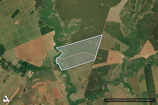 Imagem de satélite de FAZENDA SENECA em UBIRAJARA - SP