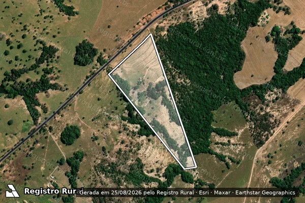 Imagem de satélite de SITIO BRISA em BURITI DE GOIÁS - GO