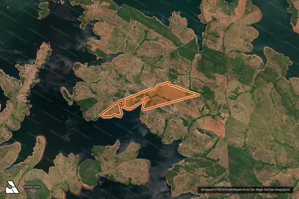 Imagem de satélite de FAZENDA MANGUE em ARAGUARI - MG