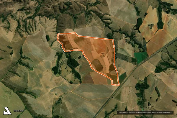 Imagem de satélite de Fazenda Boa Vista e Lagoa em SACRAMENTO - MG