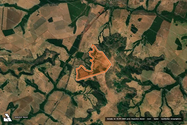 Imagem de satélite de FAZENDA MEDALHA MILAGROSA em ITARUMÃ - GO
