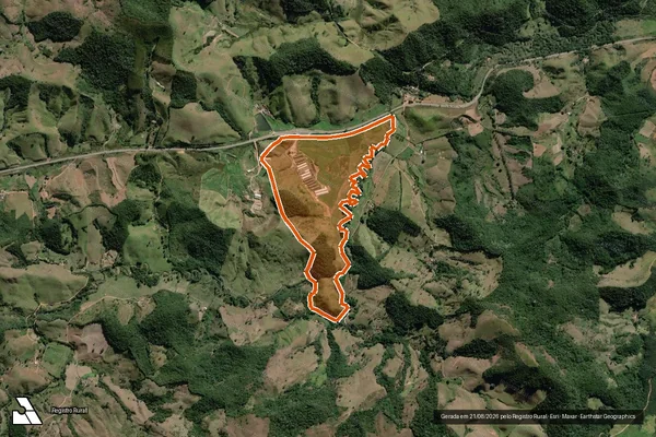 Imagem de satélite de Varzea Do Pau D'Alho em LIMA DUARTE - MG