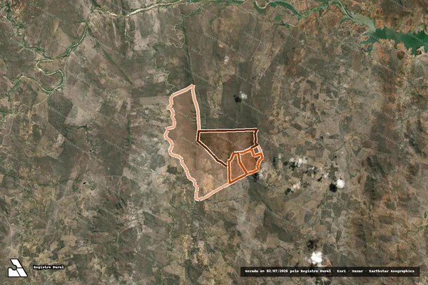 Imagem de satélite de FAZENDA CONJUNTO PIPOCA em MANOEL VITORINO - BA