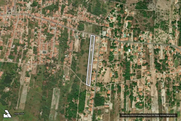 Imagem de satélite de SITIO ROTA DO COQUEIRO em PINDORETAMA - CE