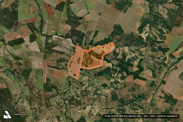 Imagem de satélite de Fazenda Raposo em BOM DESPACHO - MG