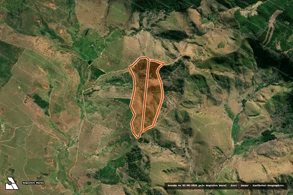 Imagem de satélite de FAZENDA BELA VISTA em RESPLENDOR - MG