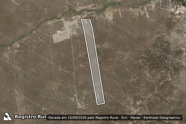 Imagem de satélite de SITIO ALGODOES em SÃO BENEDITO - CE