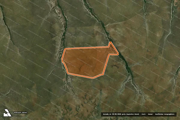 Imagem de satélite de Fazenda Bonito em CORIBE - BA