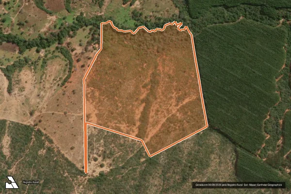 Imagem de satélite de Fazenda Curral de Varas em BOCAIÚVA - MG