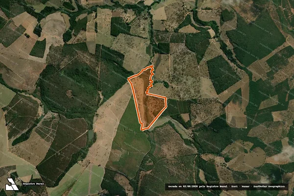 Imagem de satélite de SITIO DO MOSQUITO em CLÁUDIO - MG