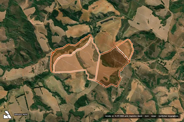 Imagem de satélite de FAZENDA DA LAGE em IBERTIOGA - MG