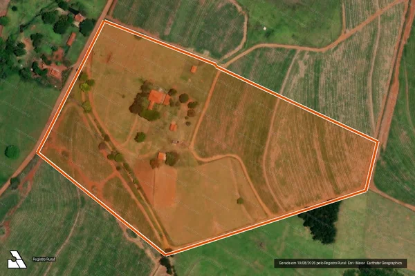 Imagem de satélite de FAZENDA VISTA ALEGRE - GLEBA B-1 em BOCAINA - SP