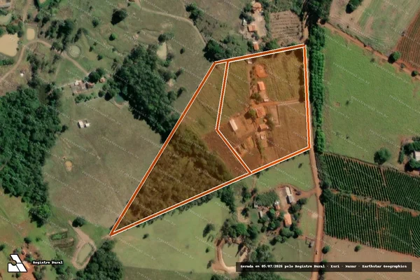 Imagem de satélite de RANCHO DO SETE em JAPIRA - PR