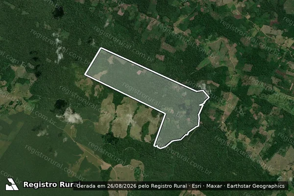 Imagem de satélite de Fazenda Porangaba Lote 07 em ALENQUER - PA