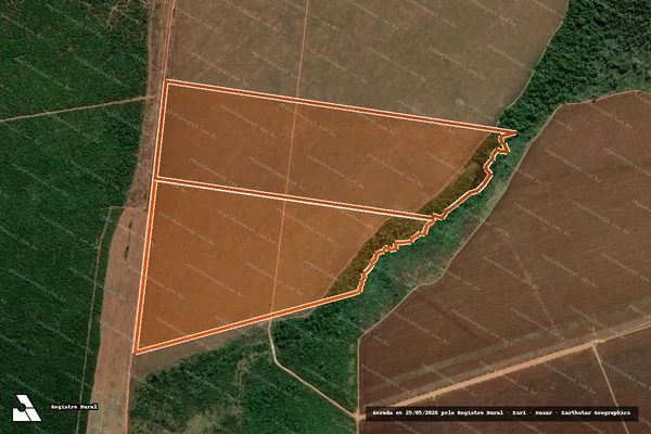 Imagem de satélite de FAZENDA DUIQUE 83 em UNIÃO DO SUL - MT