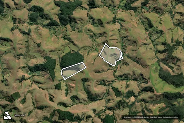 Imagem de satélite de SITIO ARIZONA em CUNHA - SP
