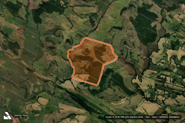 Imagem de satélite de FAZENDA SANTA EDWIRGES em MARUMBI - PR