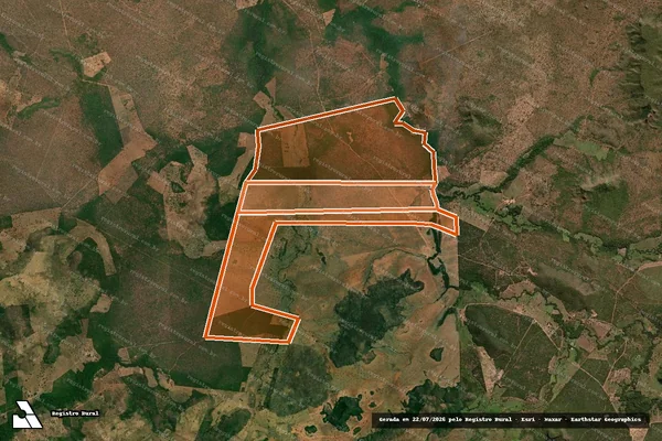 Imagem de satélite de FAZENDA SANTAREM em FORMOSA DA SERRA NEGRA - MA