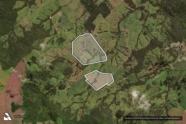 Imagem de satélite de FAZENDA SAO JOAO em PONTALINA - GO