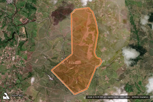Imagem de satélite de FAZENDA BOA FE em SAPÉ - PB