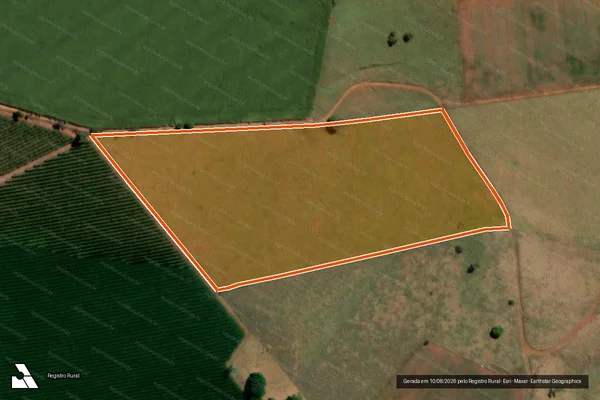 Imagem de satélite de FAZENDA SAO BENTO GLEBA II em CARMO DO PARANAÍBA - MG