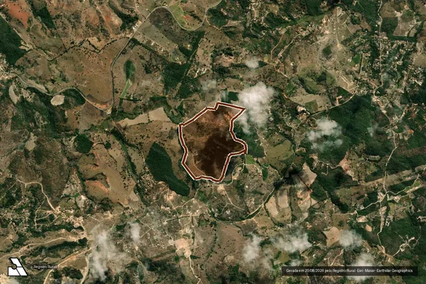 Imagem de satélite de JOAZEIROS em TAQUARAÇU DE MINAS - MG