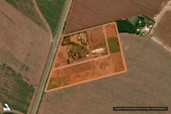 Imagem de satélite de FAZENDA COOPACEL em RONDONÓPOLIS - MT