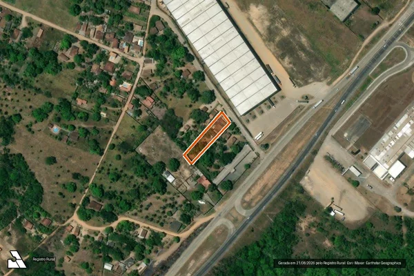 Imagem de satélite de SITIO COSME DAMIAO em ITAPORANGA D'AJUDA - SE