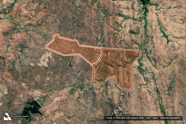 Imagem de satélite de FAZENDA NEGRO em INDEPENDÊNCIA - CE