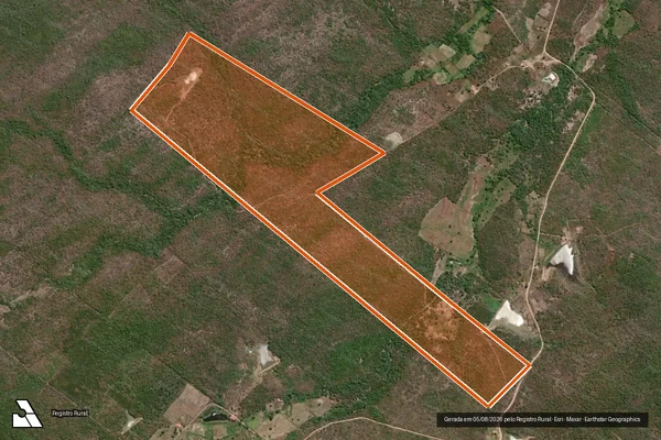 Imagem de satélite de FAZENDA ALMEIDA em IBARETAMA - CE