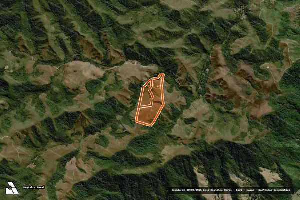 Imagem de satélite de SERRA DO PAIOL em ALAGOA - MG