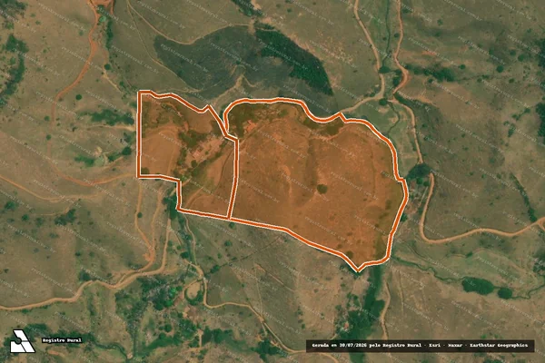Imagem de satélite de SITIO SILVEIRA em VARGEM ALEGRE - MG