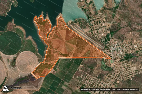 Imagem de satélite de FAZENDA ELETRO-RURAL-FAESCO em GUADALUPE - PI