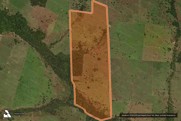 Imagem de satélite de LOTE RURAL N. 125 em PORTO ALEGRE DO NORTE - MT