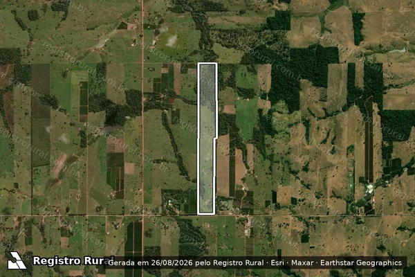 Imagem de satélite de LOTE 10A em NOVO HORIZONTE DO OESTE - RO