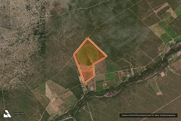 Imagem de satélite de FAZENDA FLEXAS em SÃO ROMÃO - MG