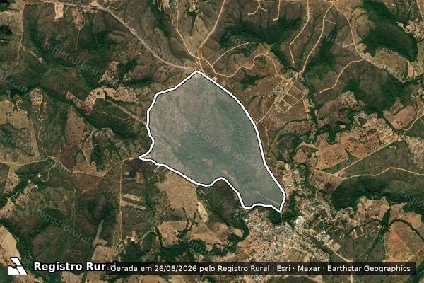 Imagem de satélite de FAZENDA SAO JOSE em BALDIM - MG